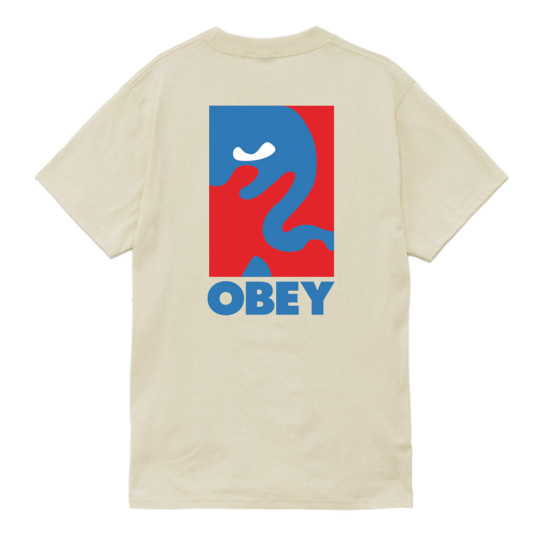 Obey Ανδρική κοντομάνικη μπλούζα Cropped Icon Tee